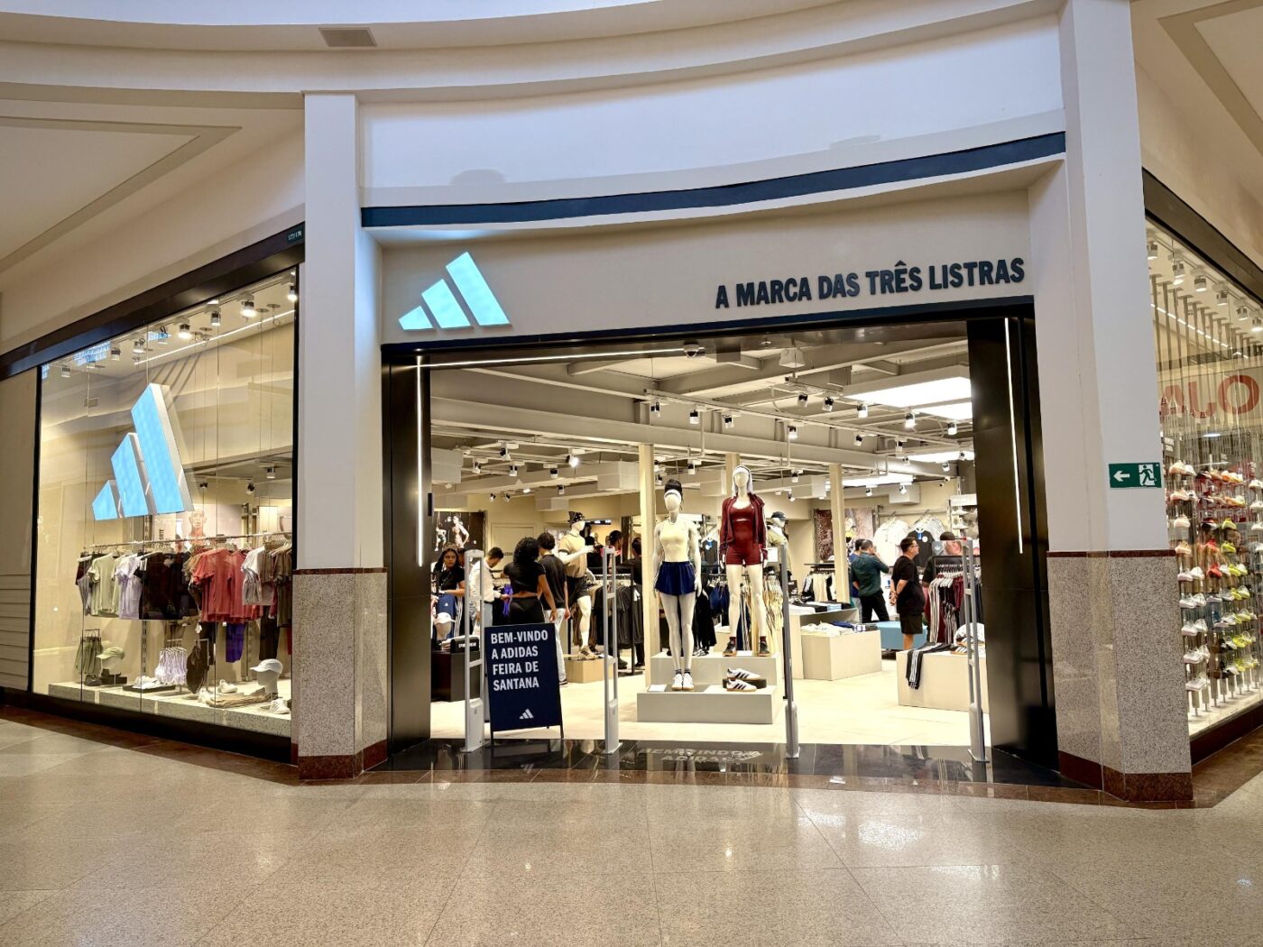 Adidas inaugura primeira loja no interior da Bahia; saiba onde fica