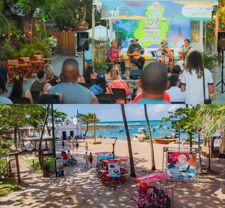 Festival movimenta Praia do Forte em agosto com música, gastronomia e observação de baleias; veja a programação