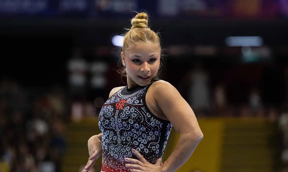 Flávia Saraiva conquista ouro na trave e no solo no Campeonato Brasileiro de Ginástica Artística