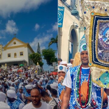 Filhos de Gandhy fazem caminhada do Pelourinho à Federação em celebração ao Dia de São Roque
