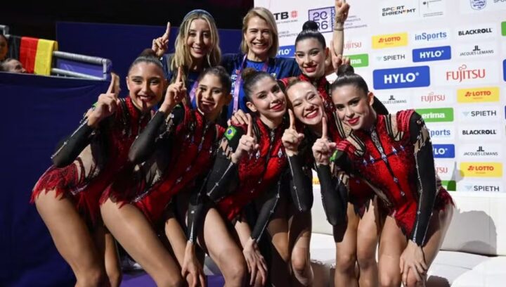 Brasil faz história e conquista dois ouros inéditos no Mundial de Ginástica Rítmica