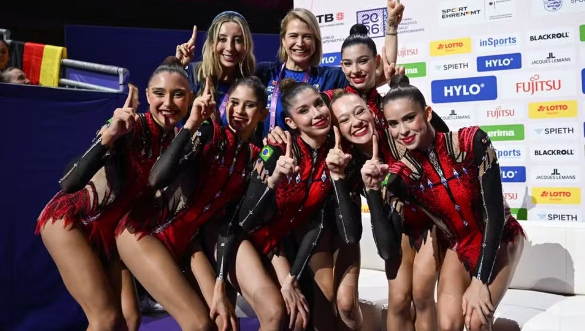 Brasil faz história e conquista dois ouros inéditos no Mundial de Ginástica Rítmica