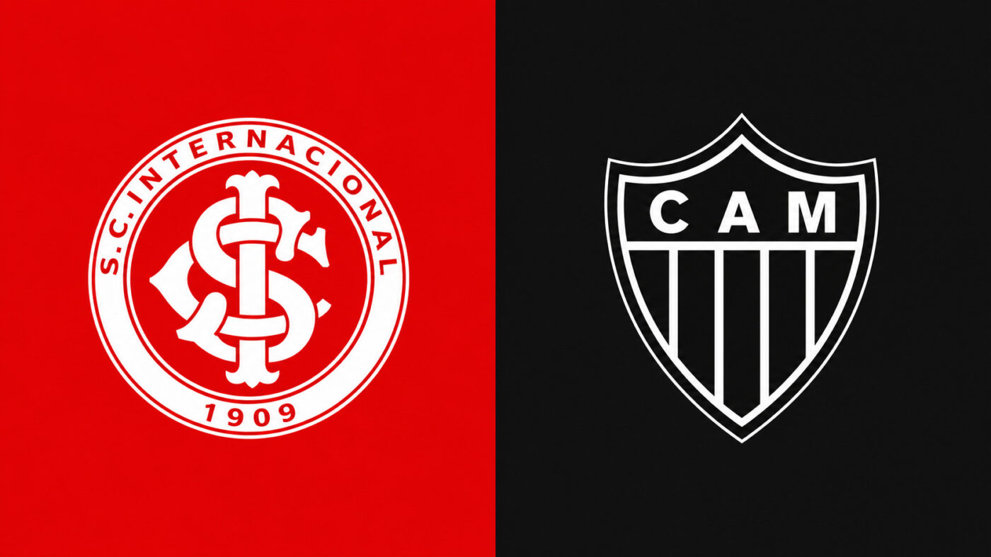 Internacional x Atlético Mineiro, onde assistir ao vivo pelo Brasileirão com Inter pressionado e Galo perto do G-5