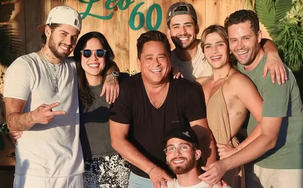 Pai de seis, Leonardo desabafa sobre comportamento dos filhos: “Nem sinal de fumaça”