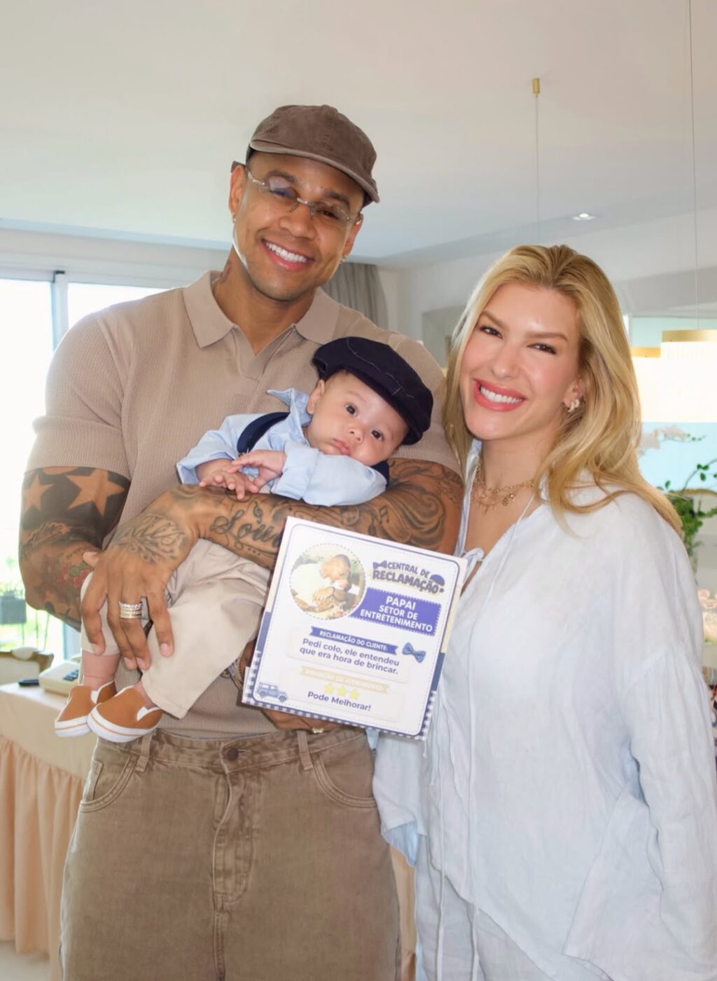 Filho de Lore Improta e Léo Santana completa 3 meses e ganha festa com tema inusitado em Salvador; veja fotos