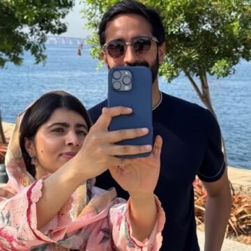 Ativista e vencedora do Nobel Malala abre fotos da viagem com o marido no Rio de Janeiro; confira