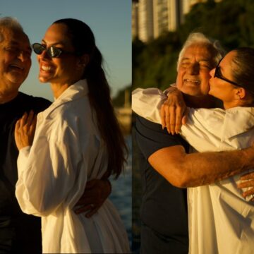 Mari Gonzalez homenageia o pai com sequência de fotos e depoimento emocionante: ‘O melhor abraço’