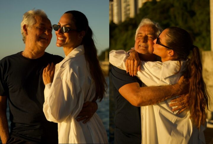 Mari Gonzalez homenageia o pai com sequência de fotos e depoimento emocionante: ‘O melhor abraço’
