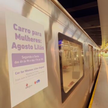 Metrô de Salvador inicia operação com vagões preferenciais para mulheres