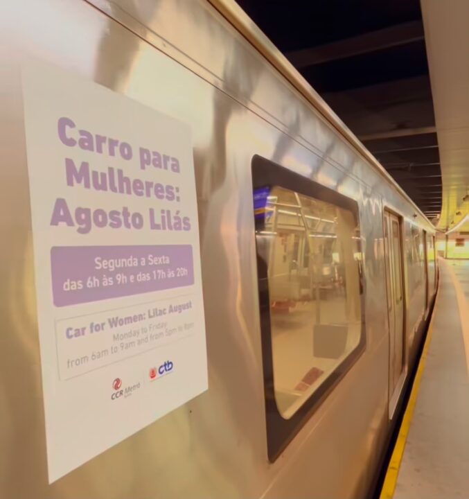 Metrô de Salvador inicia operação com vagões preferenciais para mulheres