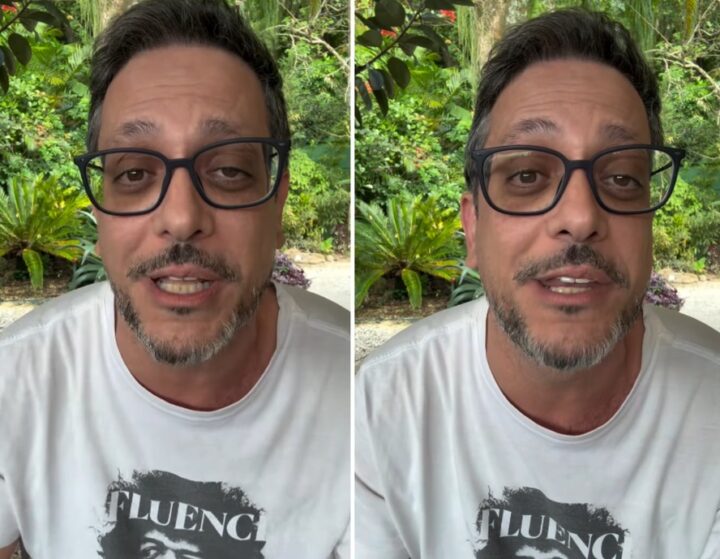 Lúcio Mauro Filho se pronuncia após revelar diagnóstico de câncer: “Continuo me cuidando”