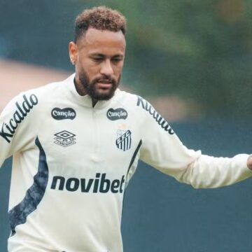 Neymar vira dúvida no Santos para jogo de volta contra o Remo na Copa do Brasil