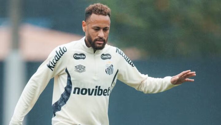 Neymar vira dúvida no Santos para jogo de volta contra o Remo na Copa do Brasil