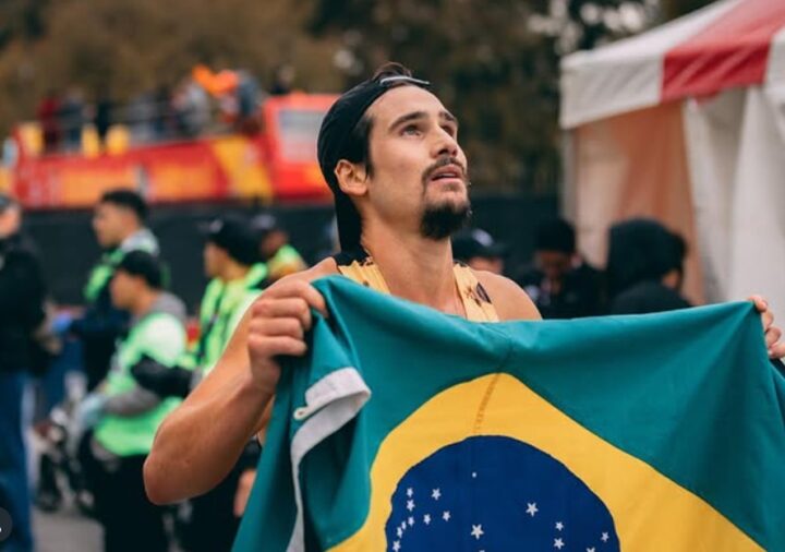 Nicolas Prattes emociona ao relembrar maratona em Sydney e recorde brasileiro: “Para todo o sempre”