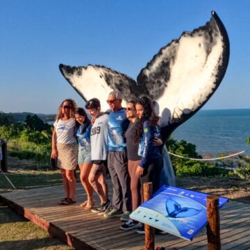 Porto Seguro ganha observatório de Baleias-Jubarte na Cidade Histórica