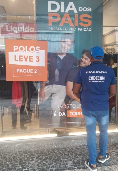 Operação reforça fiscalização do comércio de Salvador antes do Dia dos Pais