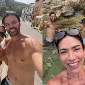 Patrícia Abravanel compartilha fotos de viagem com o marido e os filhos