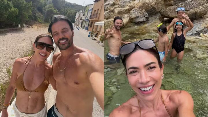 Patrícia Abravanel compartilha fotos de viagem com o marido e os filhos