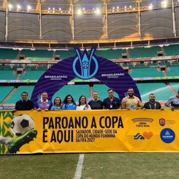 Campanha mobiliza torcidas de Bahia e Vitória para Copa do Mundo Feminina de 2027 em Salvador