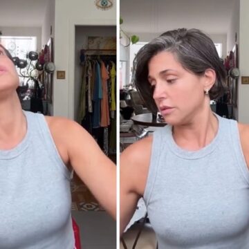 Aos 46 anos, atriz da Globo abre o jogo sobre não usar sutiã após retirar silicone: ‘Normalizem farol aceso’