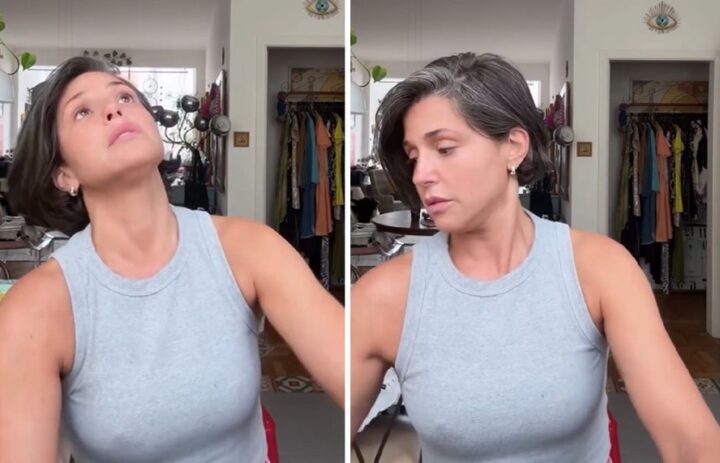Aos 46 anos, atriz da Globo abre o jogo sobre não usar sutiã após retirar silicone: ‘Normalizem farol aceso’