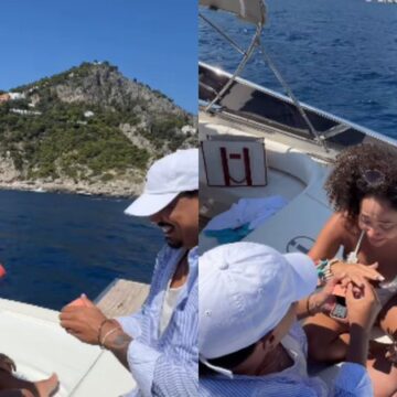 Rafa Moreira é pedida em casamento pelo namorado durante viagem à Itália