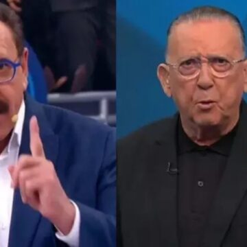 Galvão Bueno defende Ratinho após fala homofóbica em programa: ‘Você nunca desrespeitou ninguém’