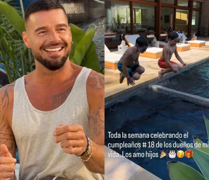 Aos 54 anos, Ricky Martin celebra 18 anos dos filhos gêmeos com foto rara: “Donos da minha vida”