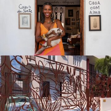 Aos 47 anos, Rita Batista vive em casarão com portão feito por artista renomado de Salvador
