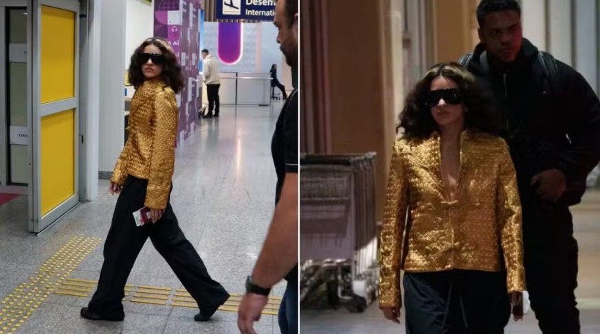 Rosalía chega ao Brasil para shows no Rio de Janeiro; veja fotos