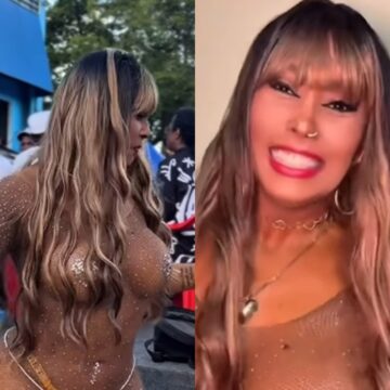 Aos 52 anos, Rosiane Pinheiro rouba a cena com look transparente: ‘O terror do etarismo’