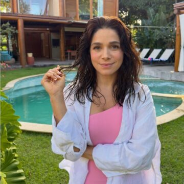 Sabrina Petraglia aproveita férias em família em Praia do Forte: ‘Lugar perfeito’