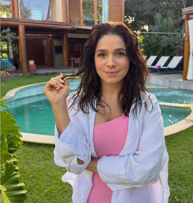 Sabrina Petraglia aproveita férias em família em Praia do Forte: ‘Lugar perfeito’