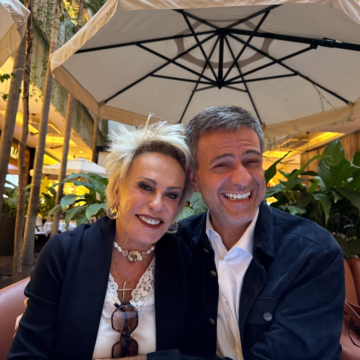 Ana Maria Braga curte tarde em shopping de luxo de São Paulo
