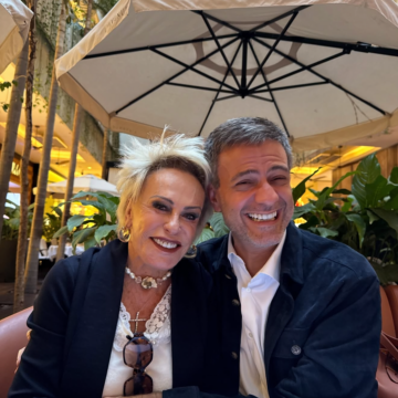 Ana Maria Braga curte tarde em shopping de luxo de São Paulo