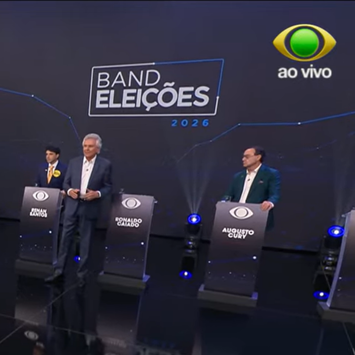Caiado, Renan Santos e Augusto Cury participam do primeiro debate presidencial de 2026