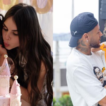 Amanda Kimberlly ironiza crítica sobre roupas de Helena, sua filha com Neymar
