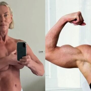 Aos 70 anos, bodybuilder sueca impressiona web com dieta e rotina de exercícios: 5 kg de carne por semana e musculação todos os dias