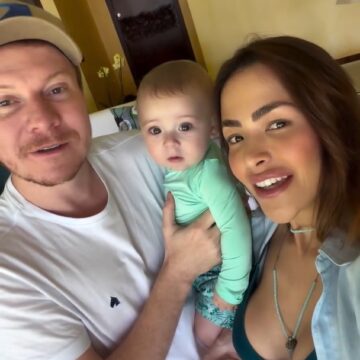 Gabi Luthai e Teo Teló aproveitam dias de descanso em Praia do Forte
