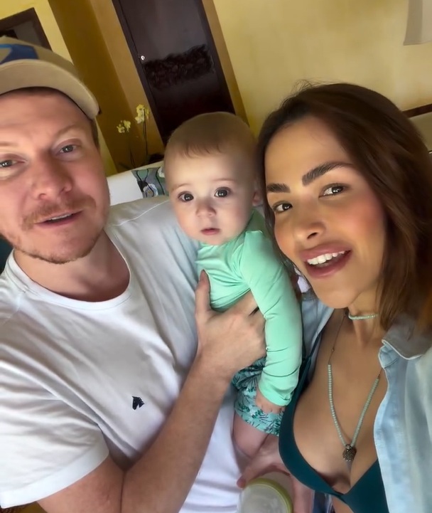Gabi Luthai e Teo Teló aproveitam dias de descanso em Praia do Forte