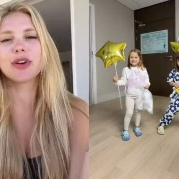 Virginia celebra recuperação das filhas após cirurgia: ‘Dia de alta’
