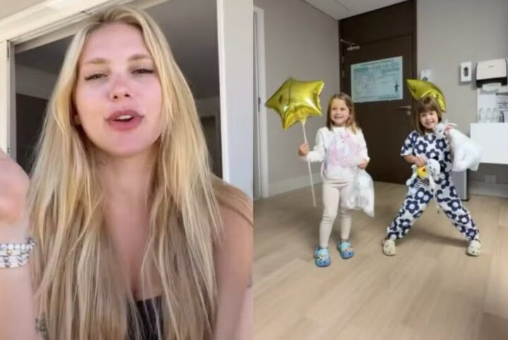 Virginia celebra recuperação das filhas após cirurgia: ‘Dia de alta’