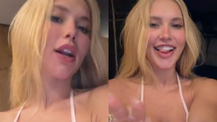 Virginia gera comentários sobre piercing íntimo após vídeo de biquíni
