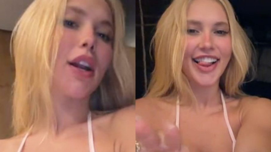 Virginia gera comentários sobre piercing íntimo após vídeo de biquíni