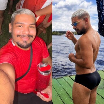 Ex-BBB Vyni surpreende mostrar antes e depois de transformação corporal: “Mais saudável”