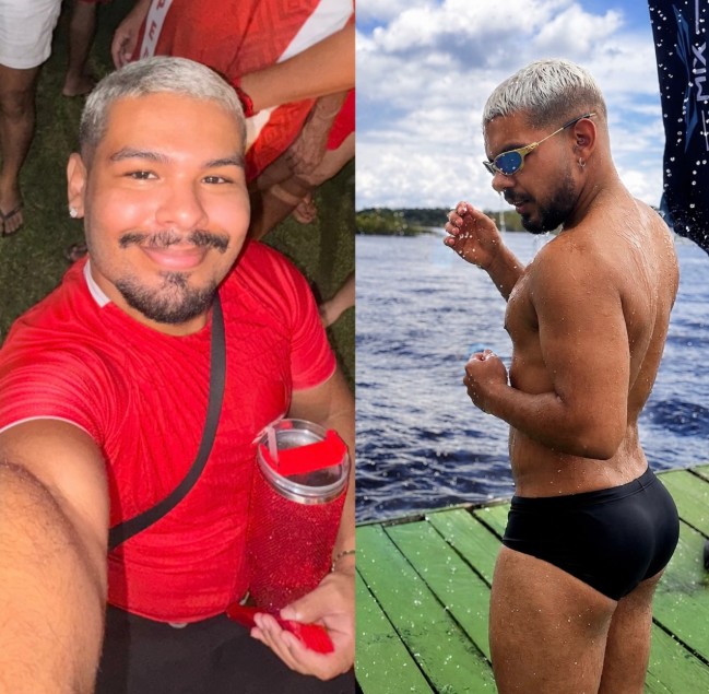 Ex-BBB Vyni surpreende mostrar antes e depois de transformação corporal: “Mais saudável”