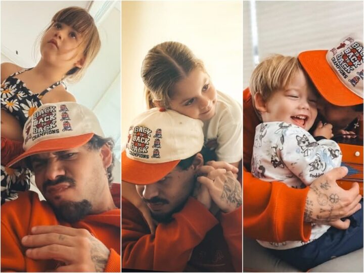 Zé Felipe encanta ao mostrar momento de carinho com os filhos: “Minha tropinha”