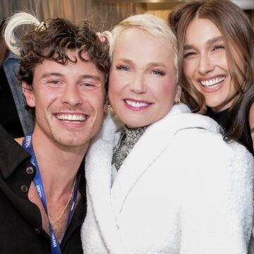 Xuxa abre álbum de fotos com Shawn Mendes e Sasha: ‘Recebi muito carinho’