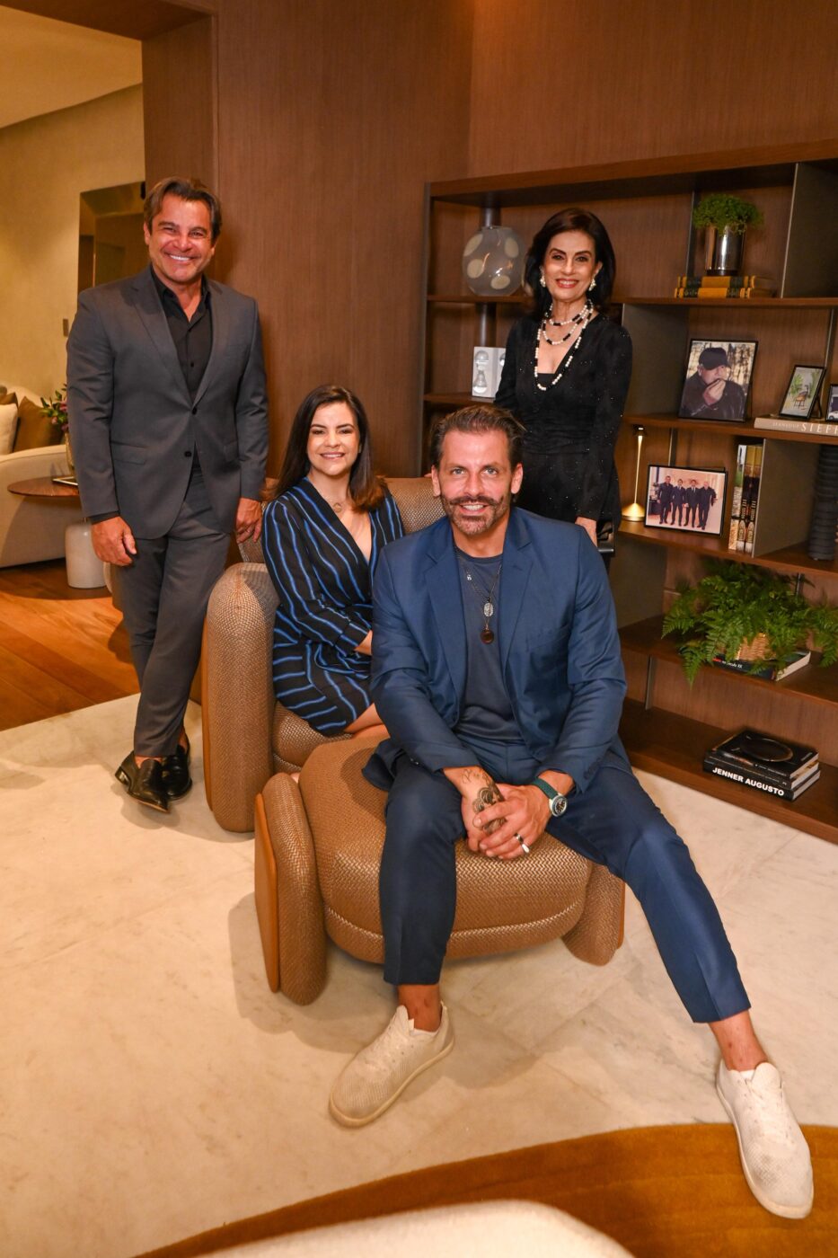 Paulo Bacchi, Mariana Freitas, Cristina Calumby e Henri Castelli