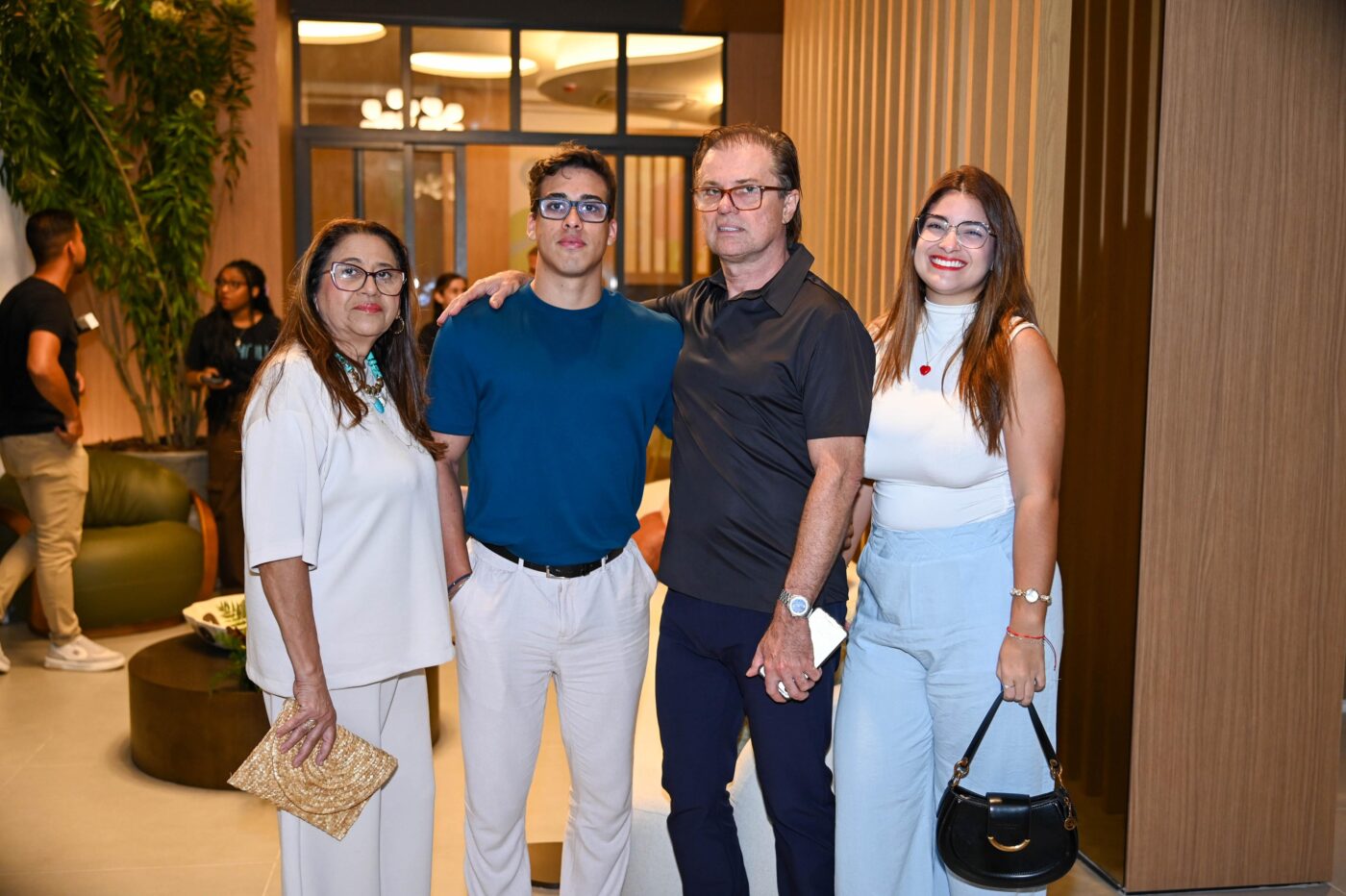 Ana Cruz, Vitor Cruz, Irlan Alencar e Ingrid Cristina